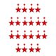 thumbnail image 2 of Minnieouse 2 uds pendientes de gota de estrella con doble abalorio joyería para mujer moda grande divertido declaración geométrica regalos de Rojo 10piezas, 2 of 6