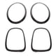 thumbnail image 4 of Embellecedores de la Cubierta Envolvente de la Luz Trasera del Faro Embellecedores de la Cubierta del Faro Negro Brillante para F55 F56 F57 One Cooper S JCW 2014 en Adelante, 4 of 8