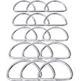 thumbnail image 1 of unbranded 100Ud Accesorios Para Bolsos Anillos Metálicos Tipo D De Aleación Con Estructura Fuerte, 1 of 7