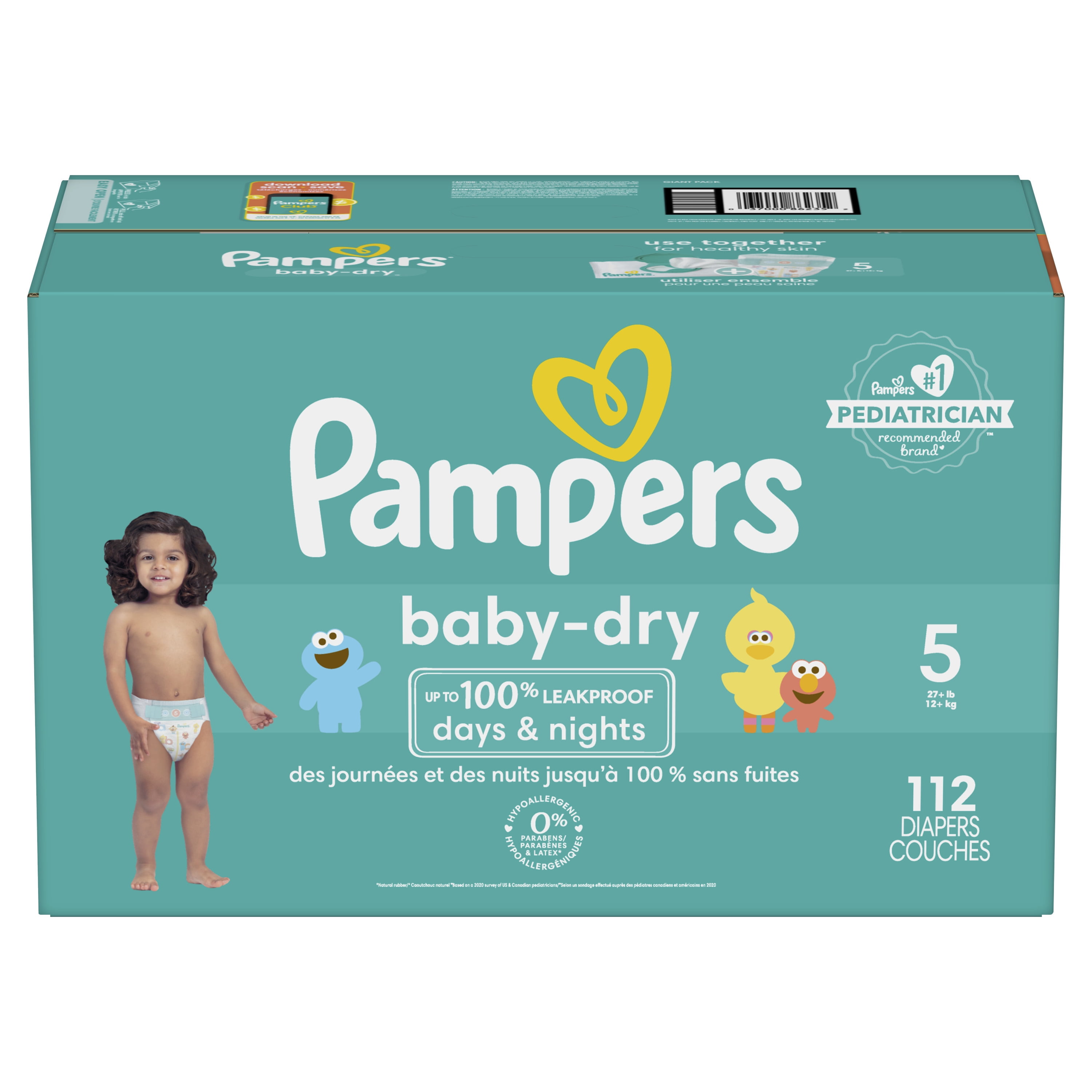 Pampers Baby Dry Pantal Taille 5 Essential Pack 21 par pack