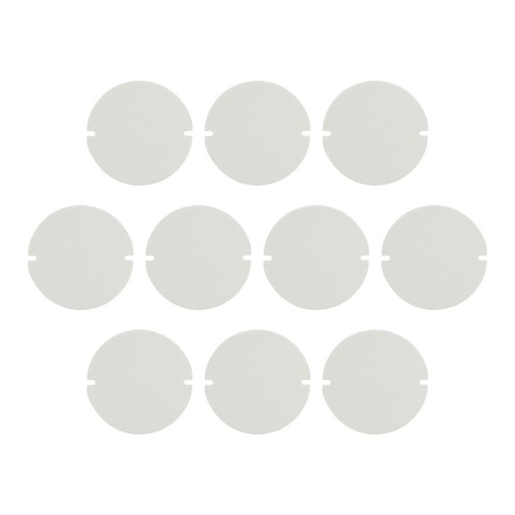 10 alfombrillas de aislamiento térmico para tuberías de estufa, papel para juntas de alta temperatura, resistente al calor hasta 1200 degreeC, fácil de 125x2mm