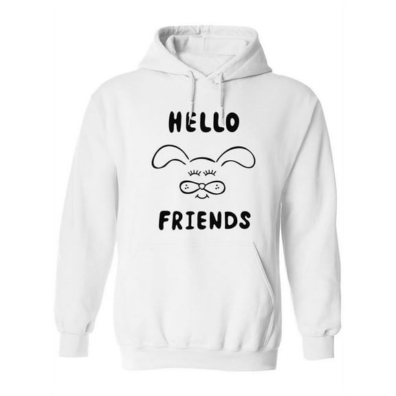 Hello Friends Hoodie Women -Image by Shutterstock, Female 5X-Large