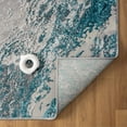 thumbnail image 4 of Luxe Weavers Modern Abstract Turquoise 6x9 Area Rug, Indoor Carpet, 4 of 10