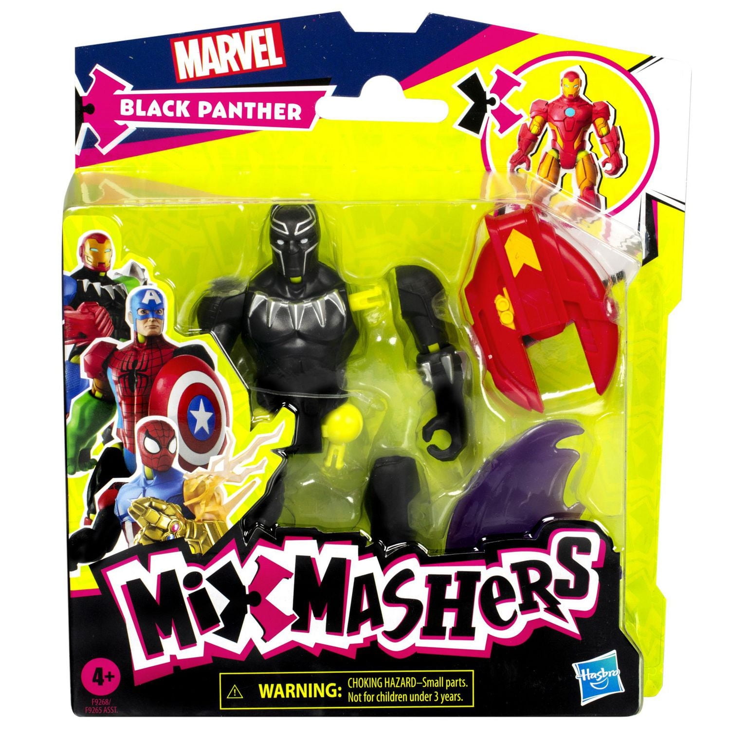 MixMashers Marvel Black Panther Avengers Mix-And-Match Action Figure & Accessories