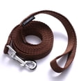 thumbnail image 1 of Siumouhoi 6 FT Cachorro/perro Leashes, Correa de Estilo Tradicional Fuerte con Gancho de Collar Fácil de Usar, Correa para Perro Ideal para Perro Pequeño y Mediano y Grande (1 in x 6 FT, Marrón), 1 of 1