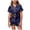 a30-Blue, variant on KPOPLK Girls Short Sleeve Halloween Pajamas Set for Kids Cute Print Collared Tops and Shorts Pjs Set Satin Silk Lightweight Kids Halloween 2 Pieces Outift,Size 4-5 Years