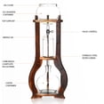 thumbnail image 2 of NISPIRA Iced Coffee Cold Brew Dripper Maker Wooden, 6-8 cup, 2 of 4