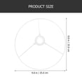 thumbnail image 4 of 1 Set Lampshade Frame Shade Ring Fitter Shade Ring Fitter 30cm Lampshade Ring, 4 of 5