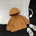 thumbnail image 5 of Children Jacket Dqueduo Boys' Hooded Windbreaker Zip Up Casual Outdoor Jacket Coat With Pockets, 5 of 7