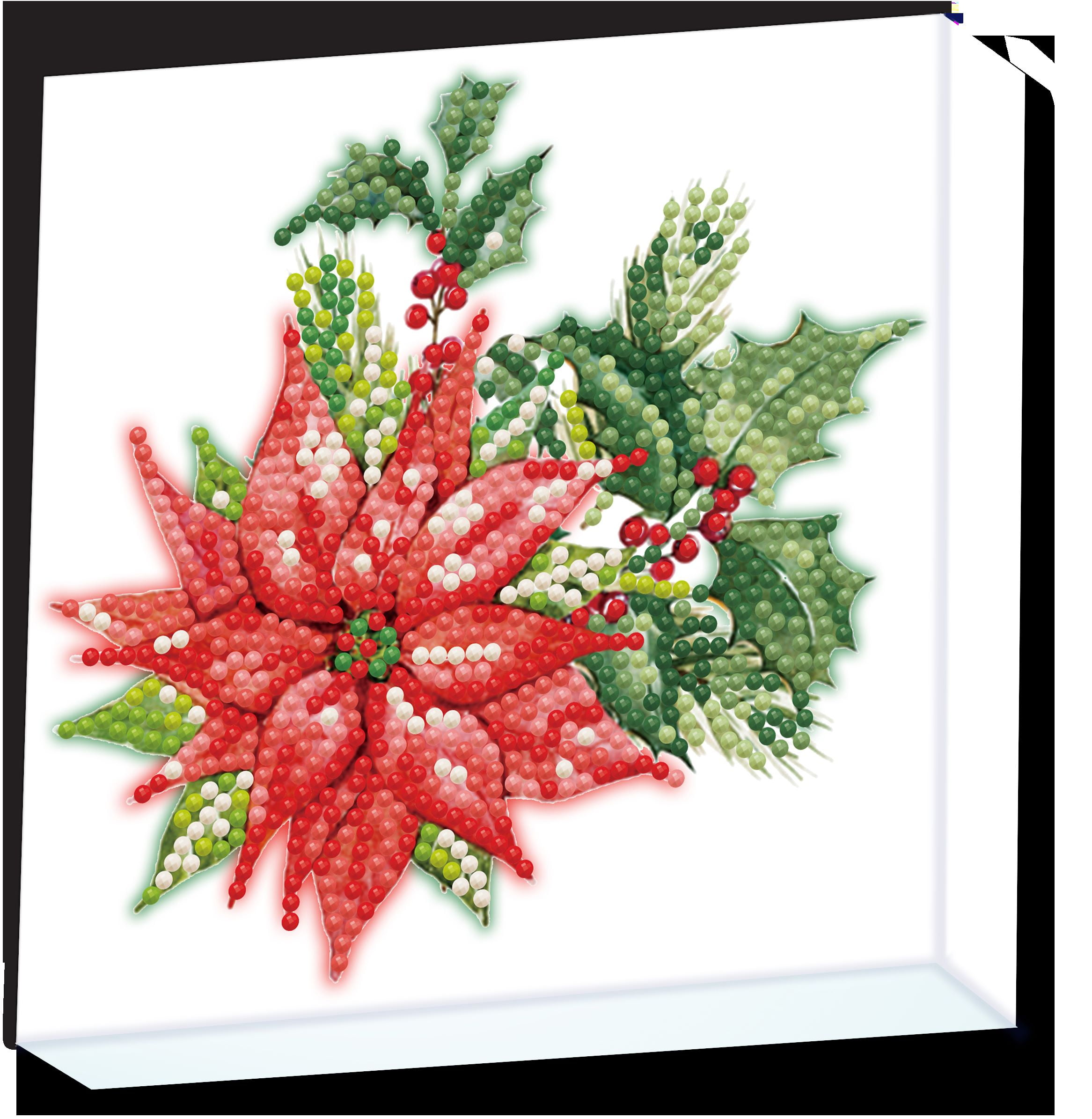 DIAMOND DOTZ® DOTZ® Box Poinsettia Diamond Painting Kit