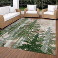 thumbnail image 3 of Addison Rugs Chantille Indoor/Outdoor Transitional Lodge Basil Machine Washable Rectangle Rug, 10' x 14', 3 of 8