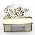 thumbnail image 4 of Ramadan Eid Wooden Plaque Ornaments LED Lights Table Display Decoration Islam Festival Party Supplies Lantern, 4 of 5