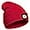 Red, variant on Winter Beanie Hat with led Light for Women Men Dad Father USB Rechargeable Hand-Free 4 LED Headlamp Cap