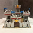 thumbnail image 2 of SALYWEE Medieval Lion Knight Castle Building Blocks Kit with Figures - 680+ Pieces, Home & Office Decor, Collectible Display, 2 of 5