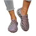 thumbnail image 4 of Quaouag Mules for Women Flats Comfortable Soft Memory Foam Insole Shoes, 4 of 7