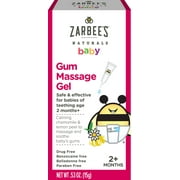 Zarbee's Naturals Baby Gum Massage Gel, Safe & Effective for Teething Babies, 0.53 oz