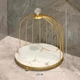 thumbnail image 5 of Desktop Perfume Organizer Cake Cupcakes Serving Holder Makeup Jewelry Rings Display Stand Bathroom Living Room Storage Rack And Shelf , White 1 Tier -, 5 of 7