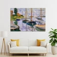 thumbnail image 4 of Sailboats on The Seine Poster by Claude Monet Poster Artworks Canvas Poster Room Aesthetic Wall Art Prints Home Modern Decor Gifts 24x36inch(60x90cm), 4 of 6
