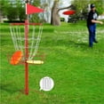 thumbnail image 4 of Alden Design 12-Chain steel Disc Golf Goal for Target Practice, Red, 4 of 13