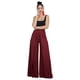 thumbnail image 2 of Pantalones anchos y casuales con programa independiente para mujer, 2 of 6