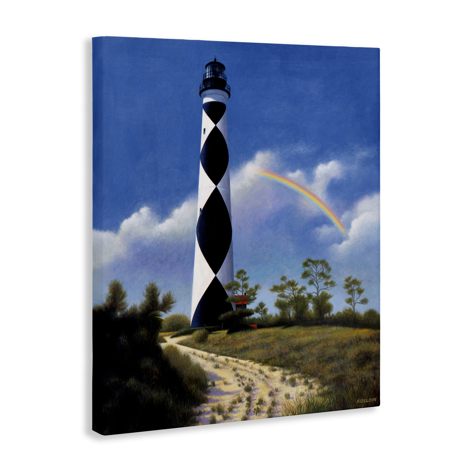 North Carolina Cape Lookout Canvas Wall Art, design by Wind River Studios