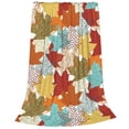 thumbnail image 2 of Balery Fall Maple Leaves Manta de Felpa Suave y Acogedora – Cobija de Franela Aterciopelada para Cama, Lavable y Cálida para Sofá, Mascotas, Transpirable-60"x50", 2 of 7