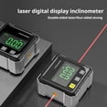 thumbnail image 3 of SharkTRUE 4-Sided Magnetic Digital Angle Finder Inclinometer with Backlit LED, High Precision ±0.2°, USB Rechargeable Level Box for Construction/Carpentry/Metal Fabrication, 3 of 9