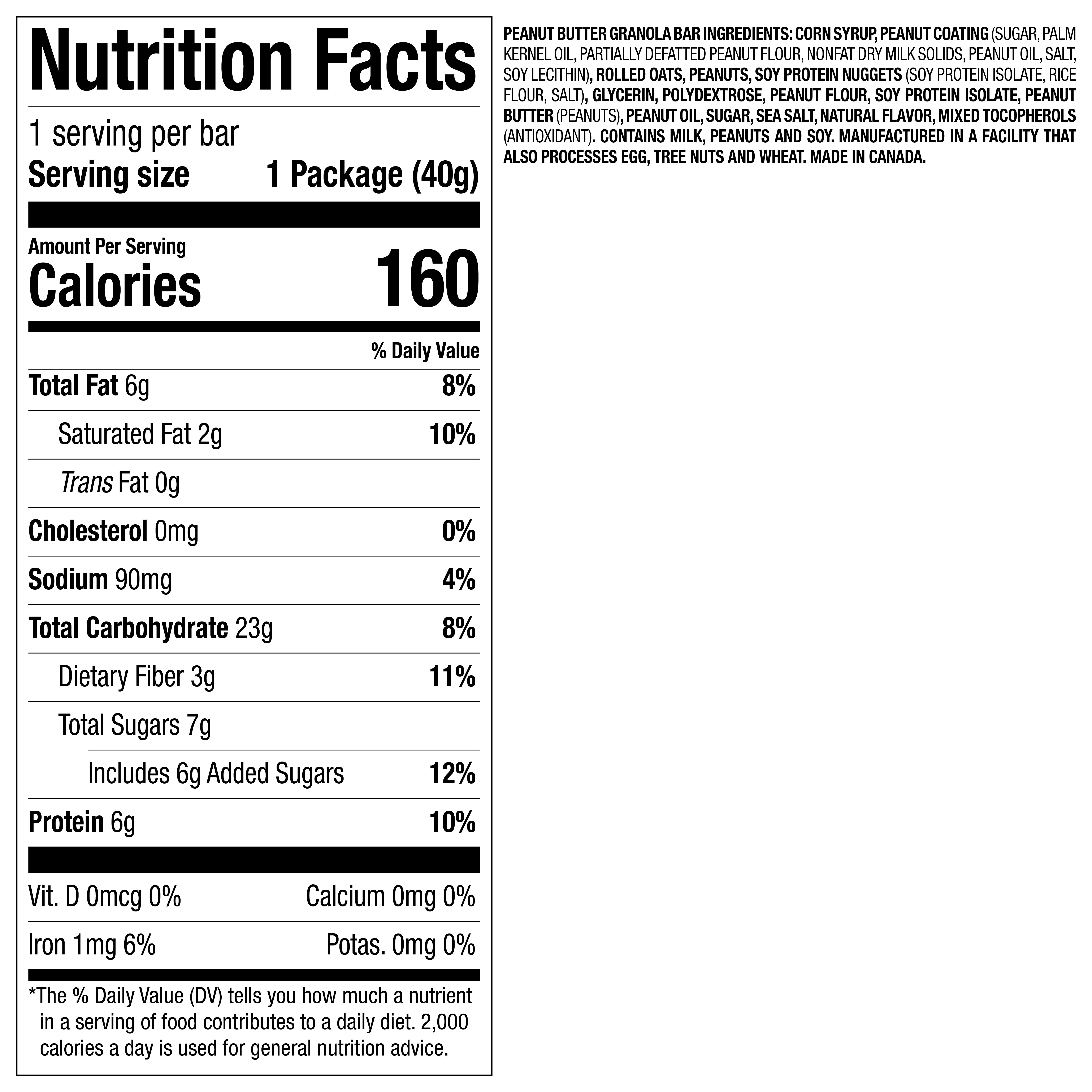 Nutrisystem Peanut Butter Oat Bars, 15 Count, Chewy Breakfast Bars for Weight Loss