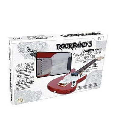 Wii Rock Band Wireless Guitar - MAD CATZ RB3965630N03/02/1 Nintendo Wii(TM) Rock Band(R) 3 Wireless Fender(TM) Mustang(TM) PRO-Guitar(TM) Controller