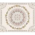 thumbnail image 4 of Orange Bohemian Tapestry Wall Hanging, Mandala Floral Medallion Hippie Tapestry with Light Brown Aesthetic Wreath Design, Cream Wall Decor Blanket for Bedroom Home Dorm, 4 of 8