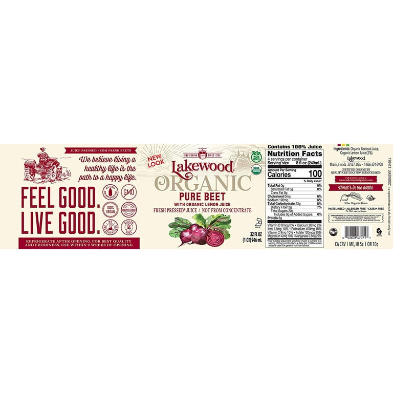 Lakewood organic 2025 beet juice