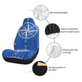 thumbnail image 6 of Honeii Compass for Car Seat Covers Full Set, Seat Covers for Cars, Car Seat Protector Waterproof, Leather Car Seat Cushion-1, 6 of 9