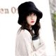 thumbnail image 5 of Womens Stylish Bucket Hat Soft Faux Fur Fluffy Thicken Wide Brim Lovely Winter Warm Hat for Girls, 5 of 5