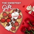 thumbnail image 4 of RUSSELL STOVER Valentine's Day Clear Heart Pecan Delights Milk Chocolate Candy Gift Box, 8.8 oz. (10 Pieces), 4 of 8