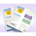 thumbnail image 3 of Pack of 25 Sheets, 8-1/2 x 11" Fluorescent Labels for Laser & Inkjet Printer Orange Fluorescent, 2-1/2" Round - 12 per Page, 300 Labels, 3 of 6