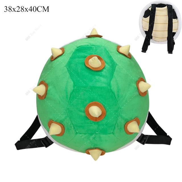 Mochila de peluche de Anime Mario, Yoshi, Bowser, Lggy, Wendy, Ludwig, Roy, Koopa, mochila escolar de peluche suave, bolso de hombro, muñecos de peluche, regalos