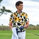 thumbnail image 3 of Balery Cute Cow Print Sunflower D Camisa Polo de Hombre con Estampado, de Manga Corta y Tejido Medio, Camisa Tipo Golf Polo-4X-Large, 3 of 6