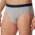 thumbnail image 2 of SCHIESSER Calzoncillos para hombre, paquete de 3 - «95/5», calzoncillos rio, cintura con logotipo, algodón elástico Negro/Azul/Gris 2XL (XX-Large), 2 of 4