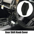 thumbnail image 2 of Unique Bargains Car Faux Leather Gear Shift Knob Cover for Ford Focus Escape Black Line, 2 of 7