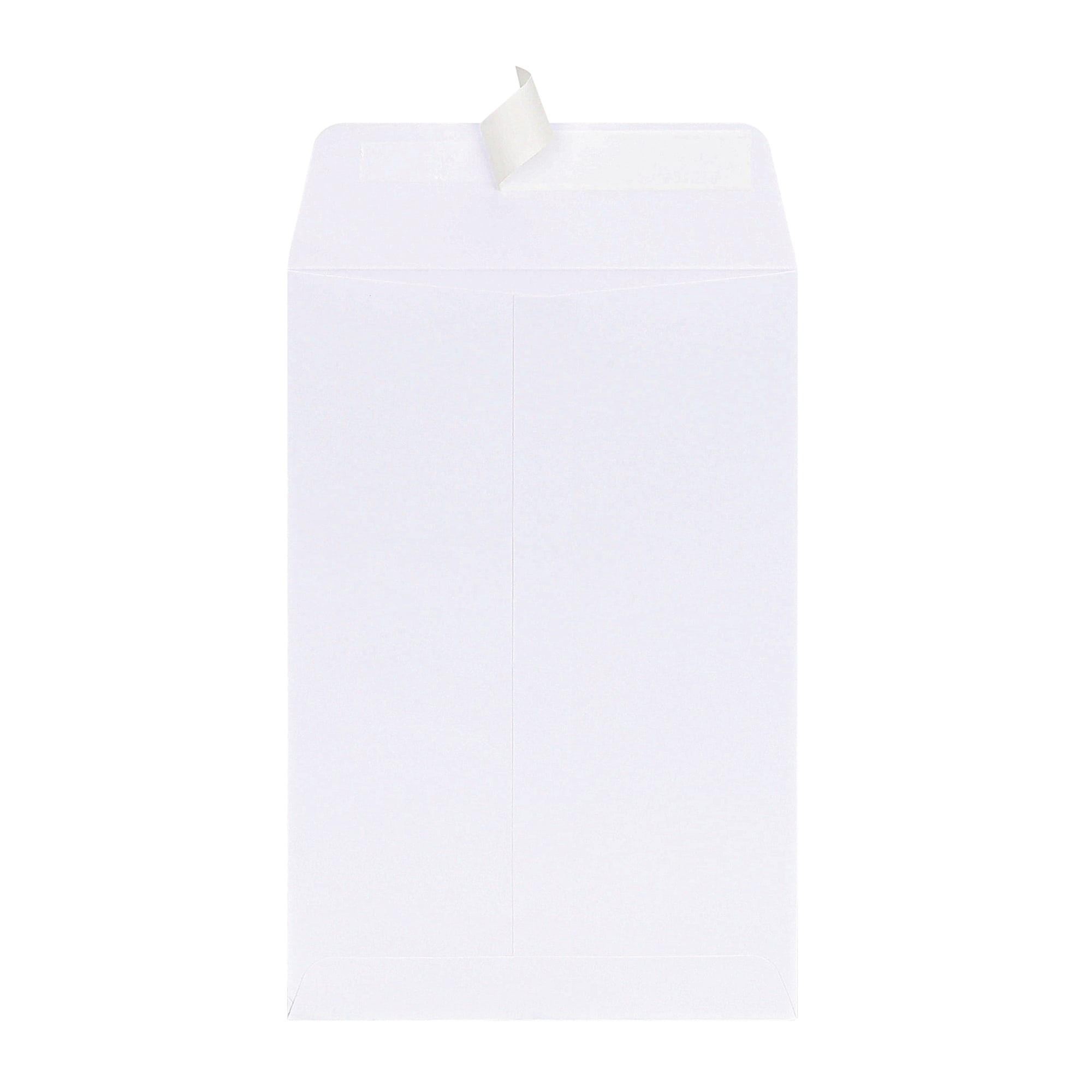 Office Depot® Brand 6" x 9" Catalog Envelopes, Clean Seal, 30% Recycled, White, Box Of 100