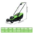 thumbnail image 3 of Andvari Electric Lawn Mower, Self-propelled, 1600W Cordless, with grass tank, for home., 3 of 15