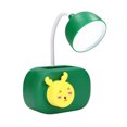 thumbnail image 4 of Lámpara de escritorio verde oscuro compacto portátil plegable práctico ajustable suministros de iluminación flexibles para viajes de camping, 4 of 5