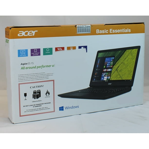 inflation tempo Regnskab Acer Aspire ES 15 ES1-533-C55P - Intel Celeron N3350 / 1.1 GHz - Win 10  Home 64-bit - HD Graphics 500 - 4 GB RAM - 500 GB HDD - 15.6" 1366 x 768  (HD) - Wi-Fi 5 - midnight black - kbd: US Intl - Walmart.com