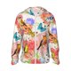 thumbnail image 1 of Balery Flowers And Birds Watercolor Sudadera ligera de manga larga con capucha y protección solar UPF 50+ para hombre y mujer, ideal para pesca y running-3X-Large, 1 of 7