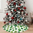 thumbnail image 4 of St. Patrick''s Day Tree Skirt, St. Patrick Tree Decor 36inch Christmas Tree Skirts Holiday Party Mat Ornaments Decorations, 4 of 6