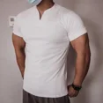 thumbnail image 4 of Playera Manga Corta Casual Con Cuello V Para Hombre, 4 of 8