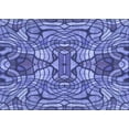 thumbnail image 1 of Ahgly Company Machine Washable Indoor Rectangle Transitional Sky Blue Area Rugs, 4' x 6', 1 of 7