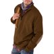 thumbnail image 1 of Hombres Jersey con cuello alto Sudadera informal Sudaderas de otoño de manga larga Top con cremallera, 1 of 2
