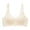 White, variant on Xijirk Women Seamless Bra Jelly Thin Adjustable Straps Wirefree V Neck for Daily Home Wear,Black,L