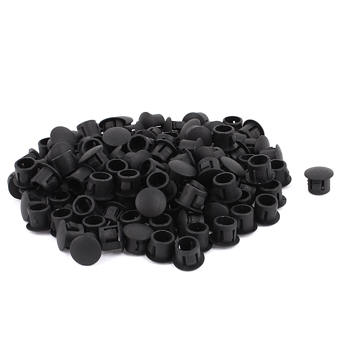 SKT8 Plastic 8mm Dia Snap in Type Locking Hole Plugs Button Cover